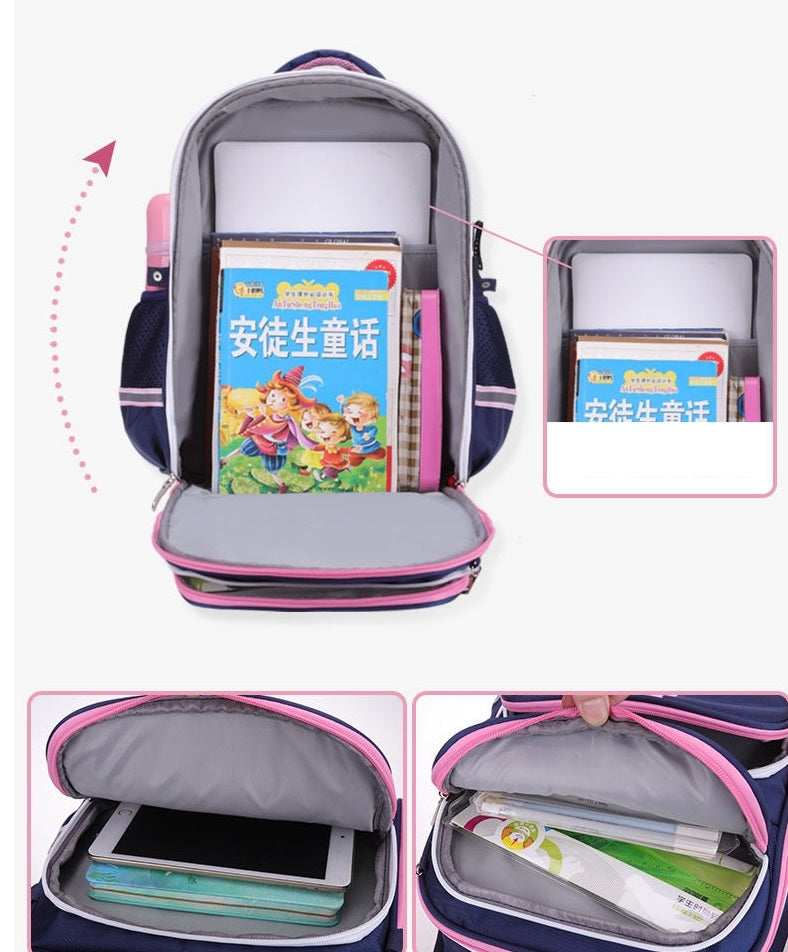 Pink Student School Bag For Kids 4169 - Senora