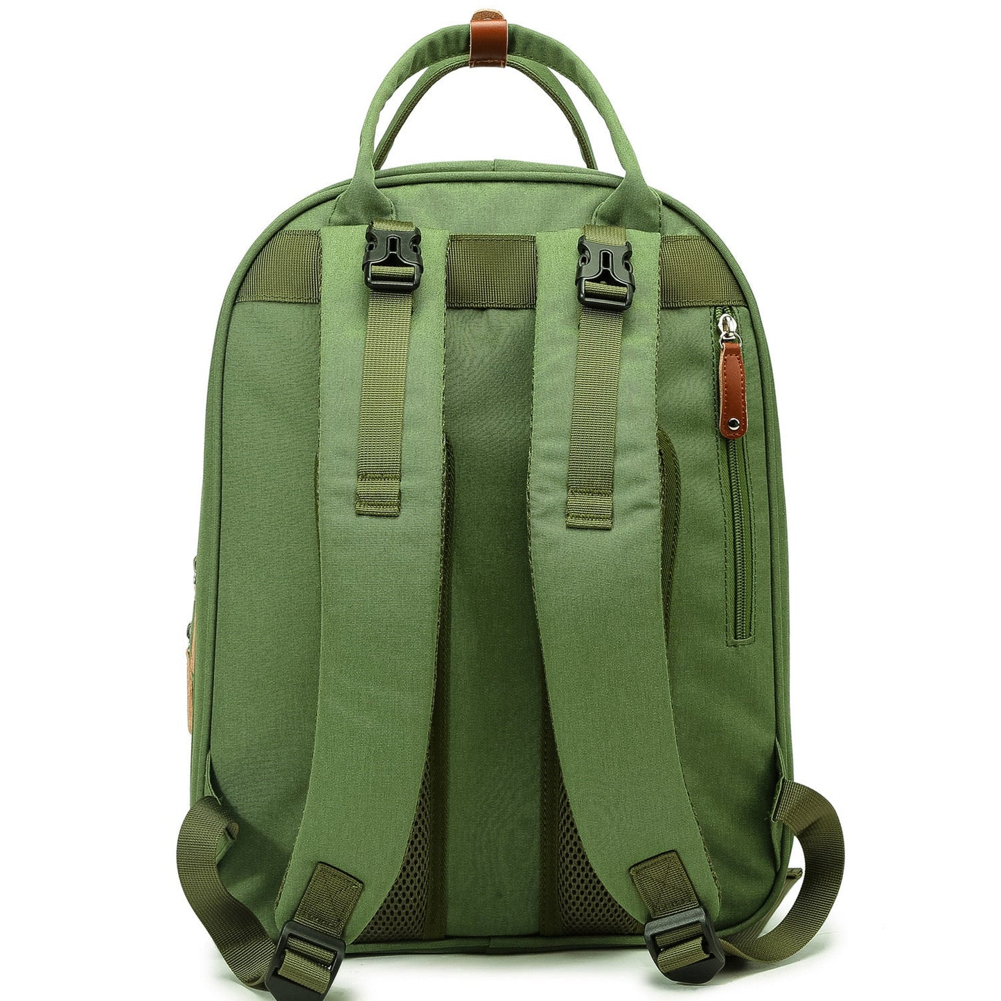 Green Baby Nappy Diaper Backpack, Foldable Stroller Bag USB Changing Bags Mosquito Net 4122 - Senora