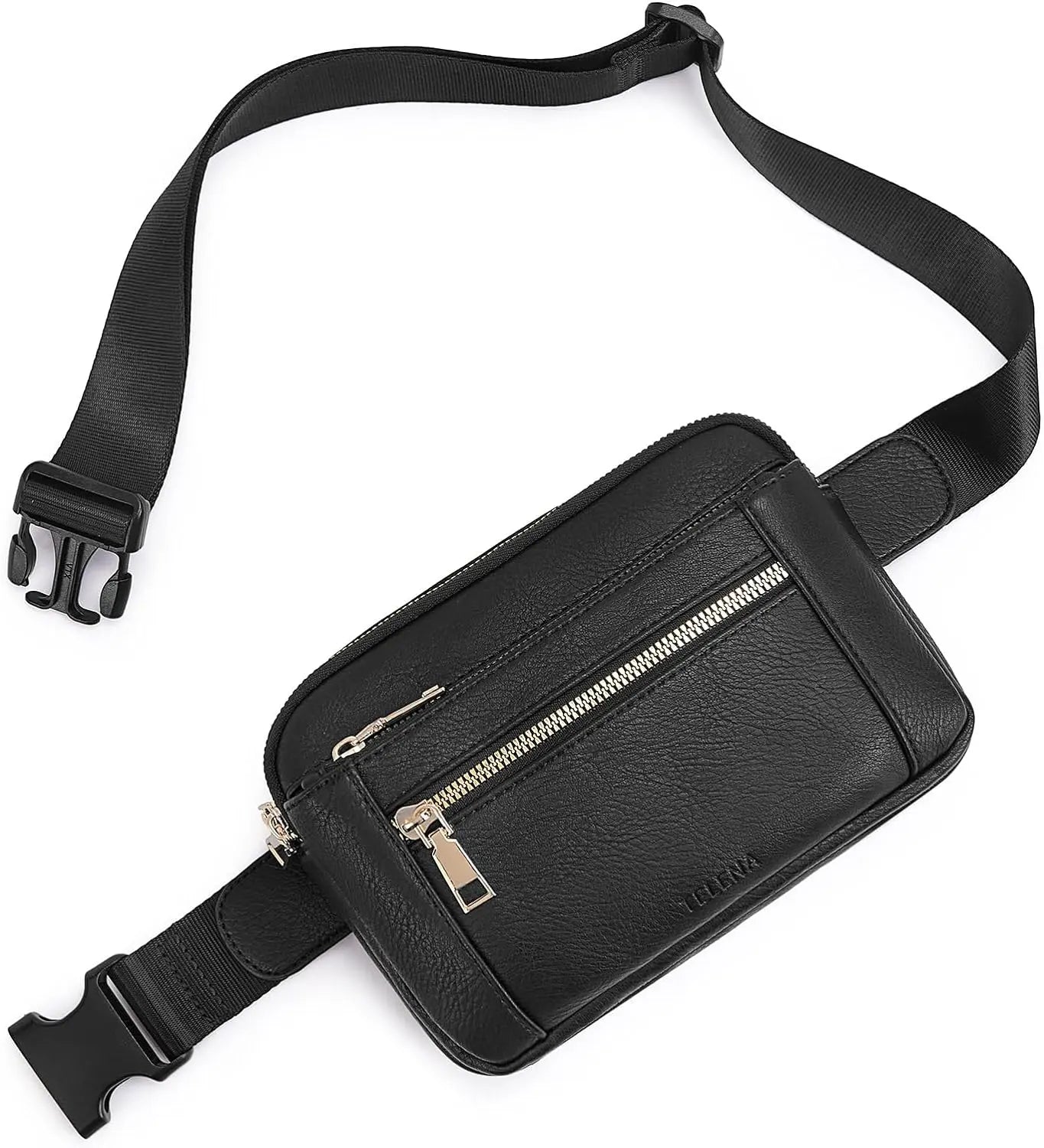 Premium Leather Fanny Pack - Lightweight Waist Bag with Adjustable Belt - Senora