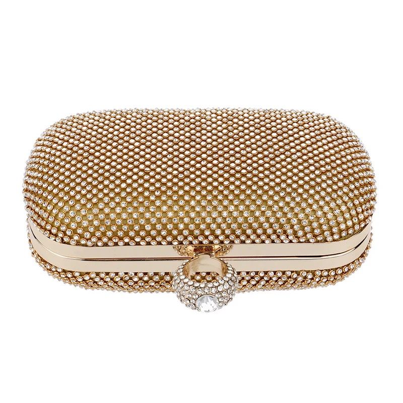 Golden Latest Stylo Bridal Clutch For Women 5002 - Senora