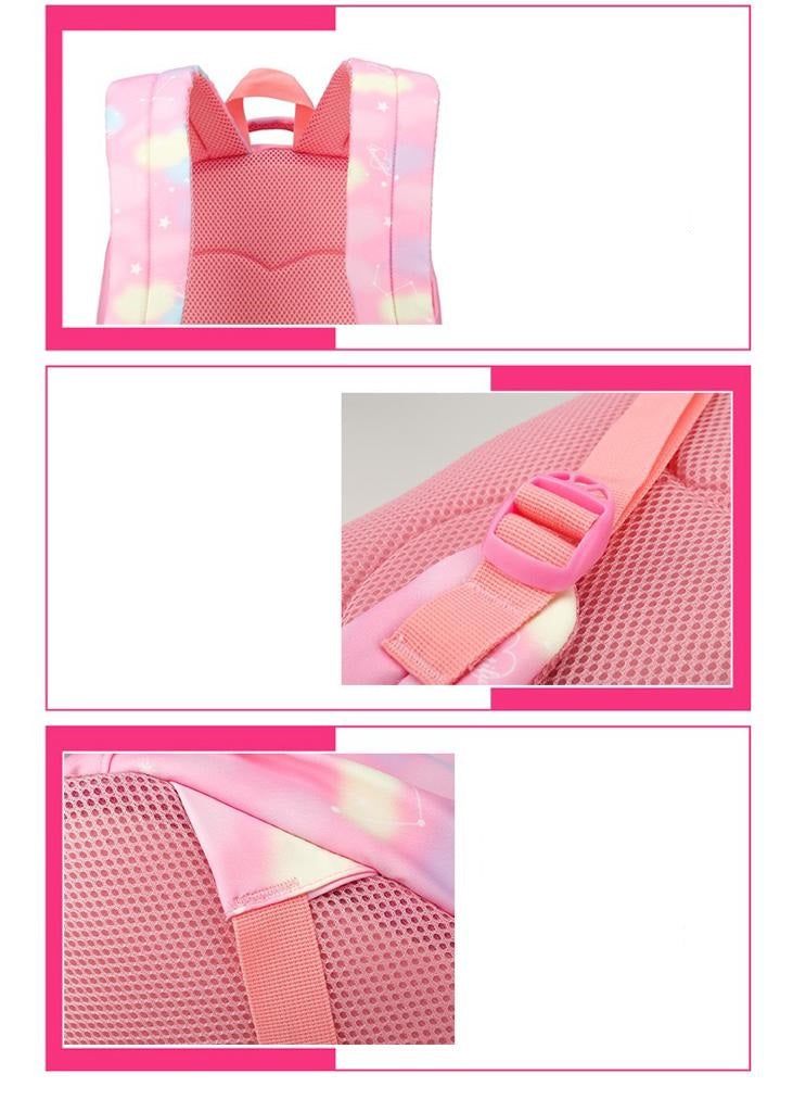 Pink Simple School College Bag 4226 - Senora