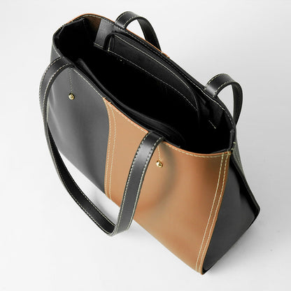 Black & Brown Ladies Tote Bag 583 - Senora