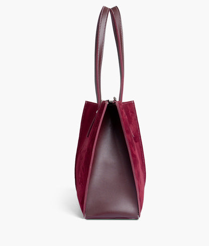 Maroon Velvet Tote Bag 561 - Senora