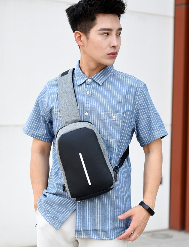 Grey Messenger Bags Sports Bag Gym Bag 4184 - Senora