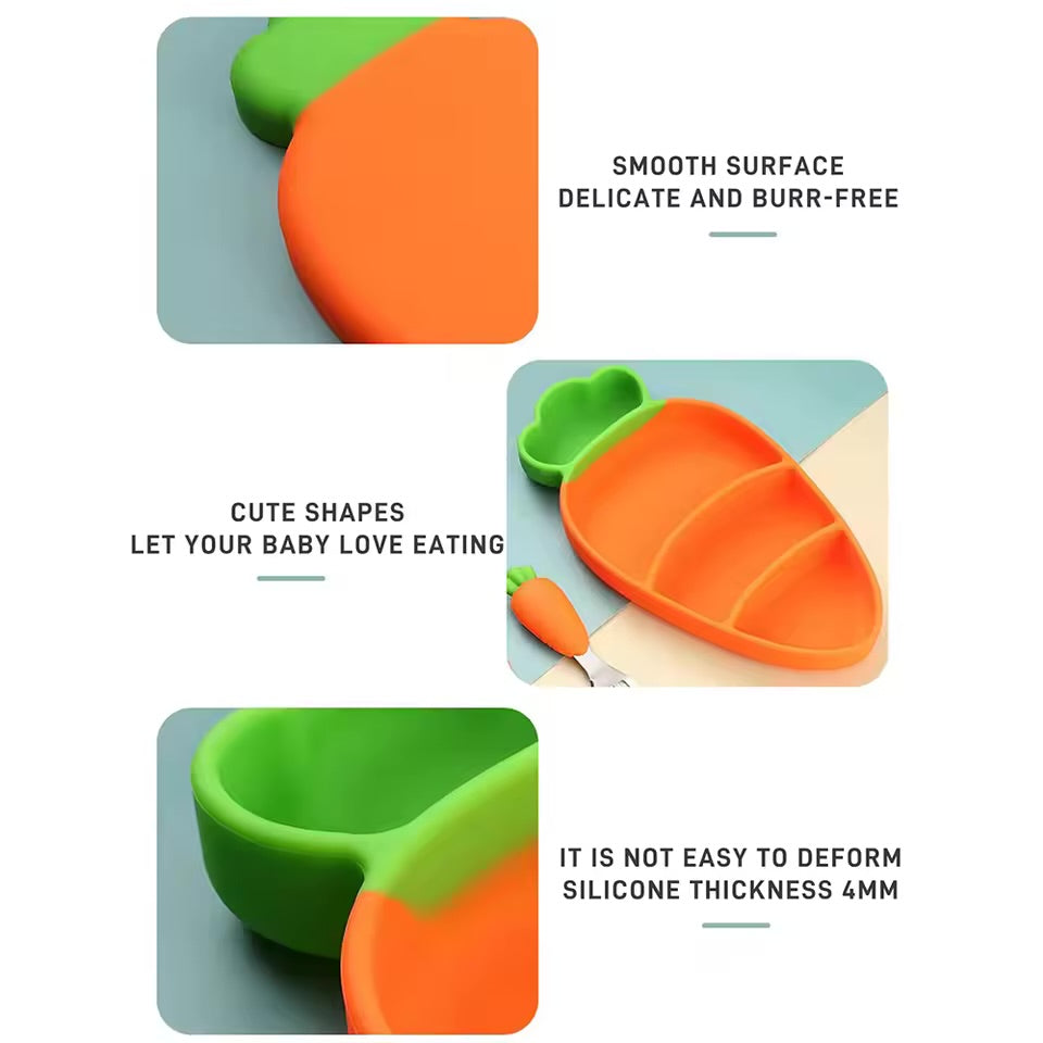 5 Pcs Cutlery Set Fork Plate Spoon Straw Brush - Cutlery