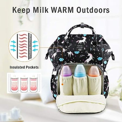 Diaper Bag Backpack Unicorn- ReVogue