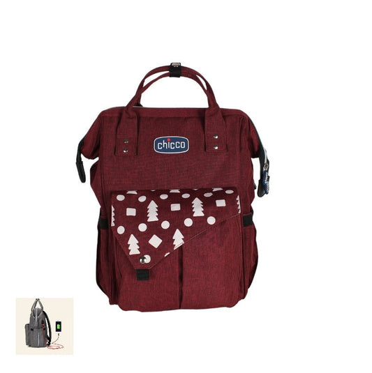 Chicco Diaper Bag Backpack with Changing Sheet & Pouch - Diaper & Mother Bags