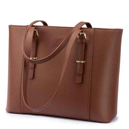 BROWN Laptop Handbag | Tote Bags | Laptop Briefcase | Laptop Bag 15.6-inch 107 - Senora