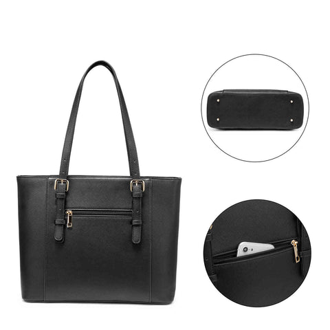 BROWN Laptop Handbag | Tote Bags | Laptop Briefcase | Laptop Bag 15.6-inch 107 - Senora