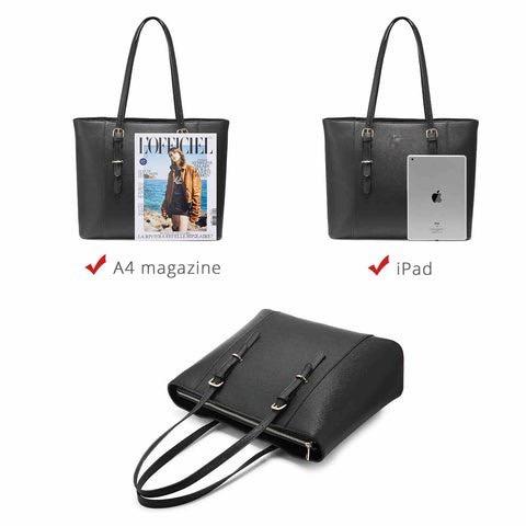 BROWN Laptop Handbag | Tote Bags | Laptop Briefcase | Laptop Bag 15.6-inch 107 - Senora