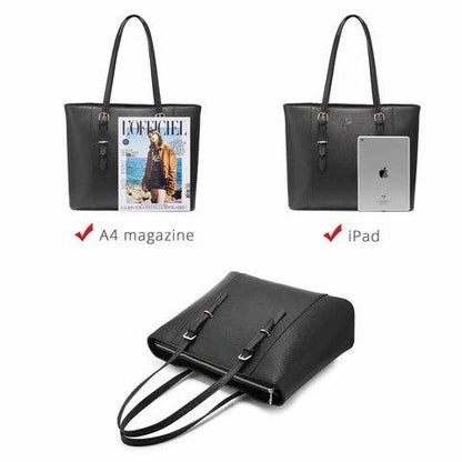 BROWN Laptop Handbag | Tote Bags | Laptop Briefcase | Laptop Bag 15.6-inch 107 - Senora