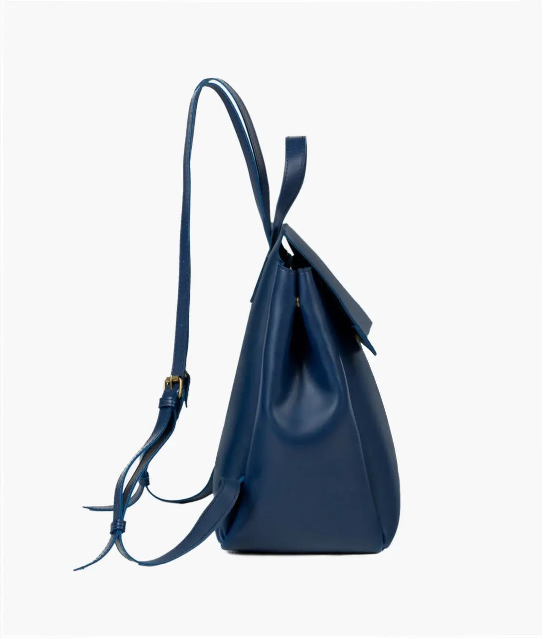 Blue Women Leather Backpacks 557 - Senora
