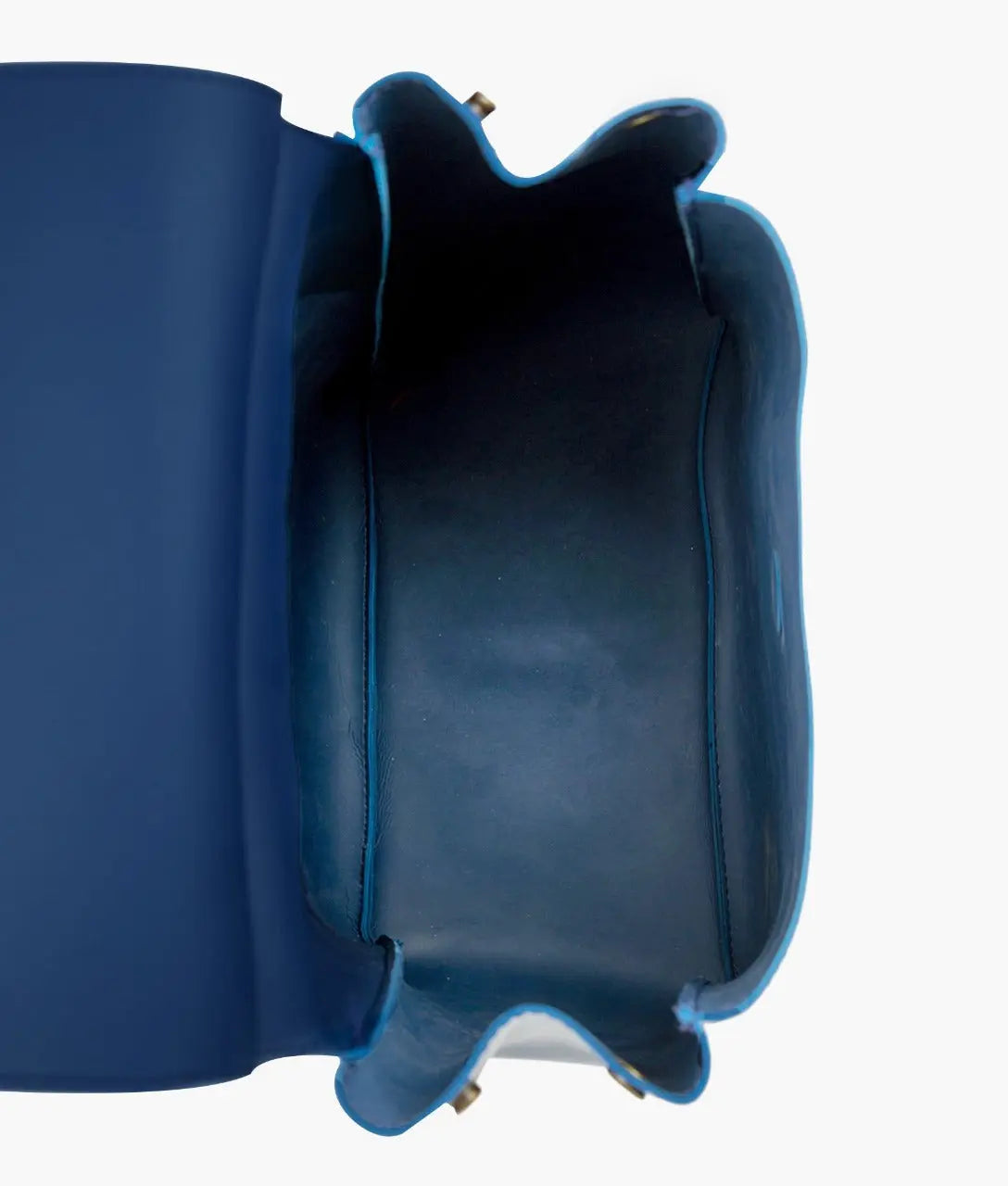 Blue Women Leather Backpacks 557 - Senora
