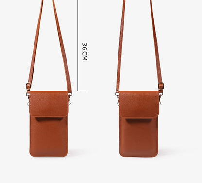 Touch Screen Ladies Cell Phone Wallet PU Leather 560-3 - Senora