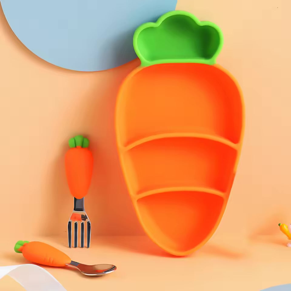 5 Pcs Cutlery Set Fork Plate Spoon Straw Brush - Cutlery