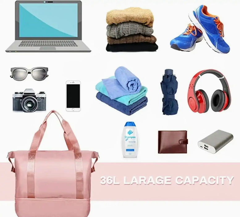 Stay prepared and stylish with waterproof travel,duffle, baby bag premium quality - Senora