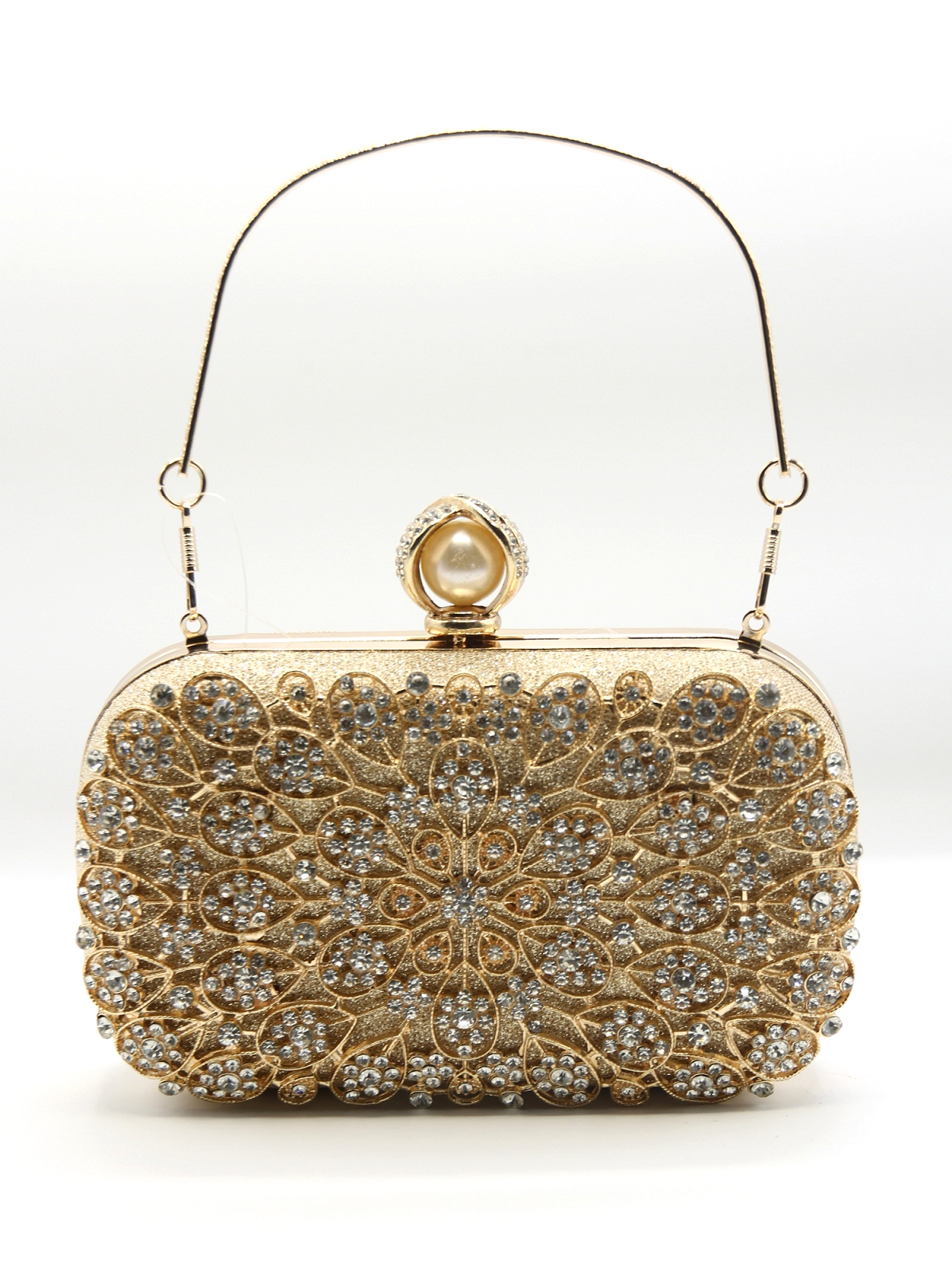 Golden Latest Stylo Bridal Clutch For Women 5002 - Senora