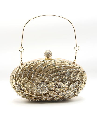 Golden Latest Stylo Bridal Clutch For Women 5002 - Senora