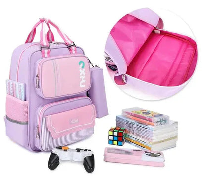 Pink Children's School Backpack - Model 4104 - Senora