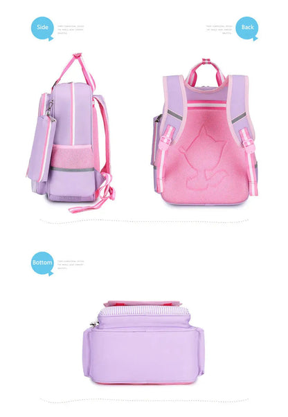 Pink Children's School Backpack - Model 4104 - Senora