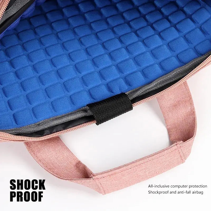 Pink Laptop File Bag 13, 17 inch For Men Womens 4072 - Senora