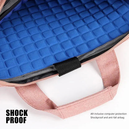 Pink Laptop File Bag 13, 17 inch For Men Womens 4072 - Senora