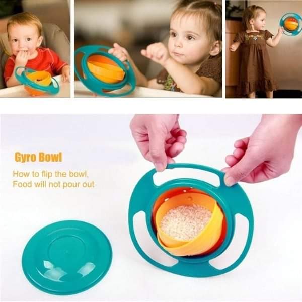 360 Rotate Gyro Bowl for Children - ReVogue