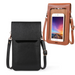 Touch Screen Ladies Cell Phone Wallet PU Leather 