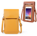 Touch Screen Ladies Cell Phone Wallet PU Leather 560-3 - Senora