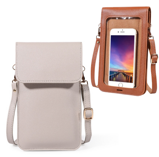 Touch Screen Ladies Cell Phone Wallet PU Leather 560-3 - Senora
