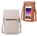 Touch Screen Ladies Cell Phone Wallet PU Leather 560-3 - Senora