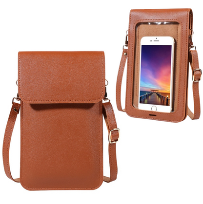 Touch Screen Ladies Cell Phone Wallet PU Leather 560-3 - Senora