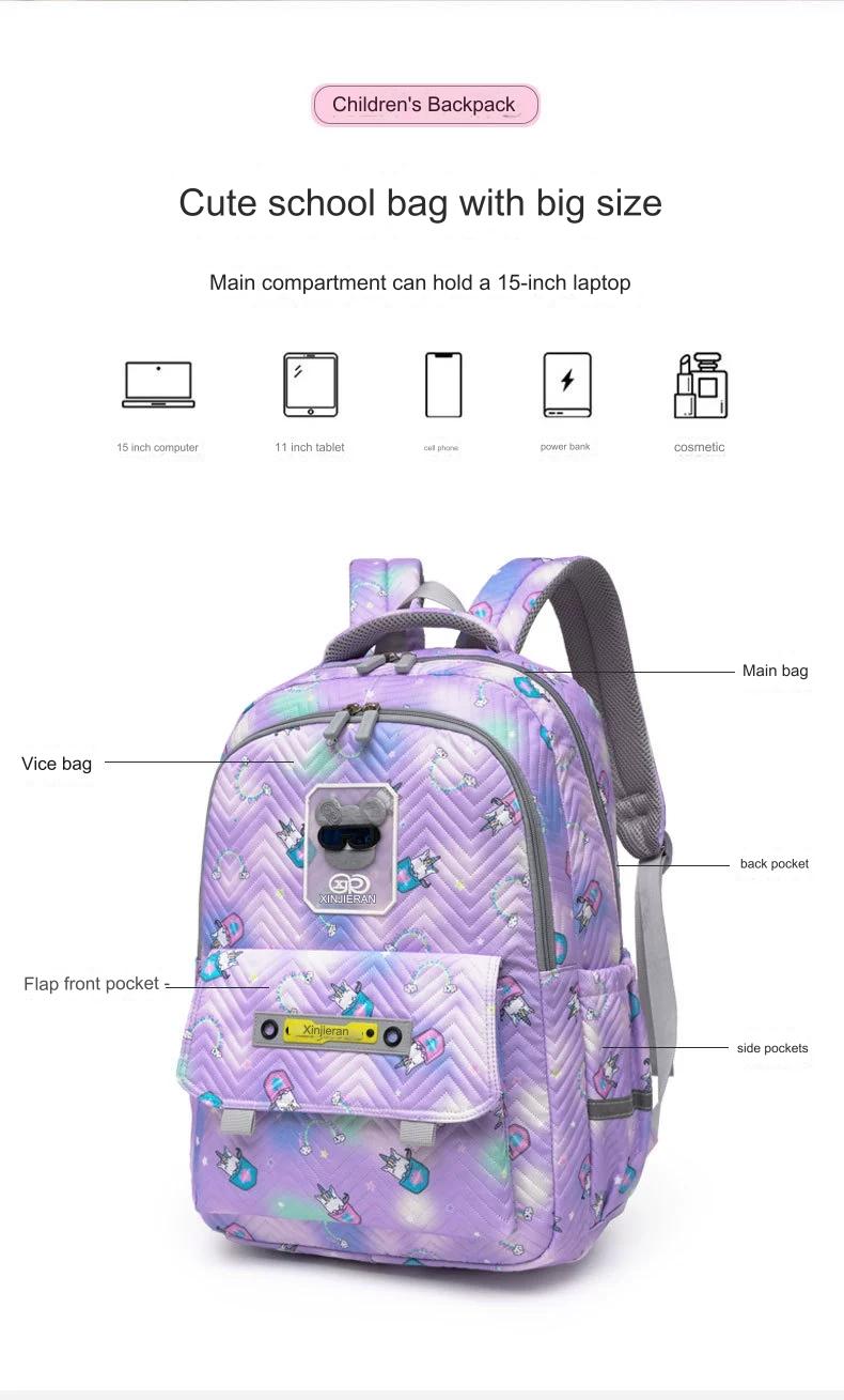 Kids and Women Backpack With Special Gradient Decorative Design MS17 - Senora