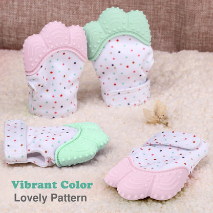 Baby Teething Mitten - Pink - ReVogue